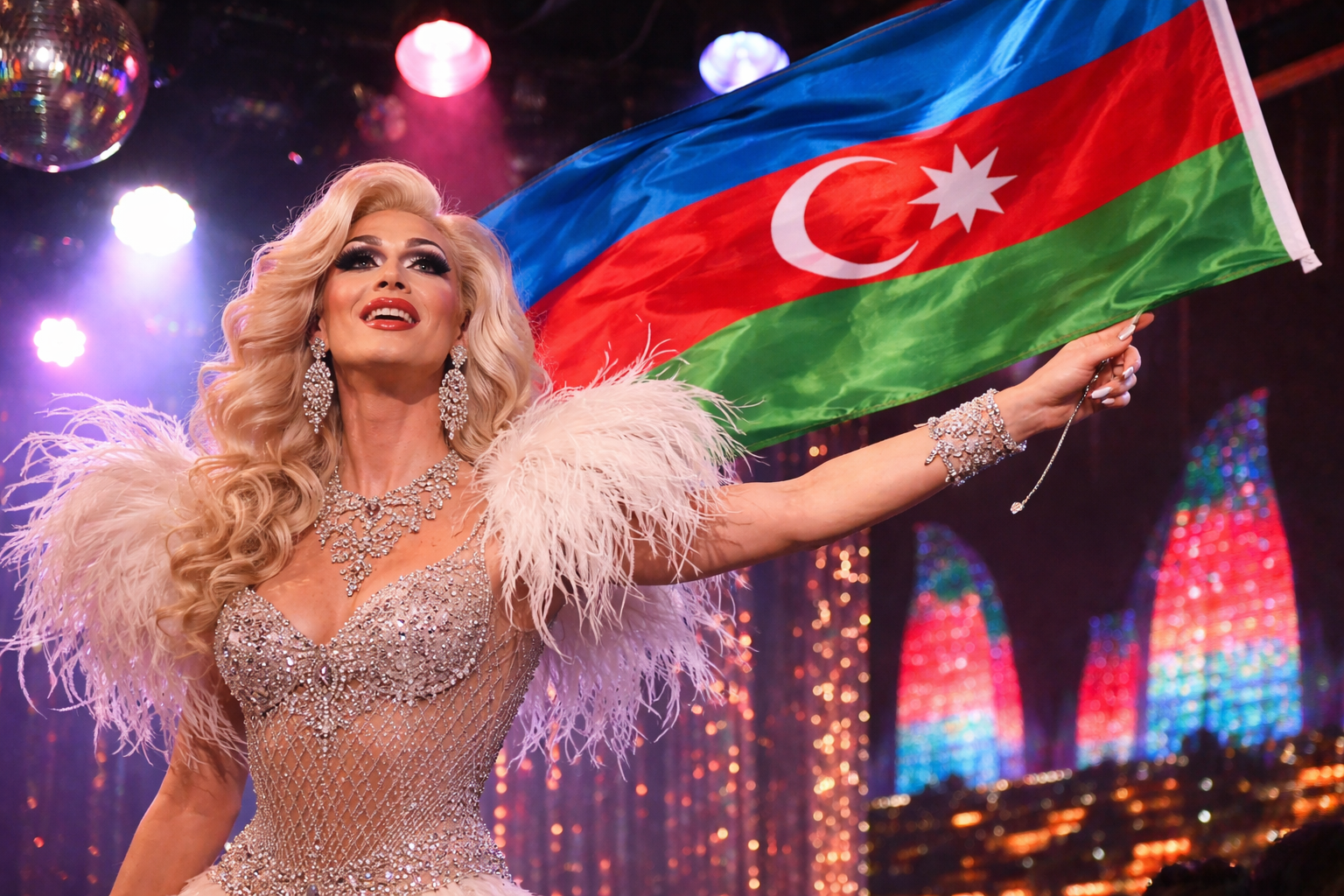 Lady Slim, première drag d’Azerbaïdjan