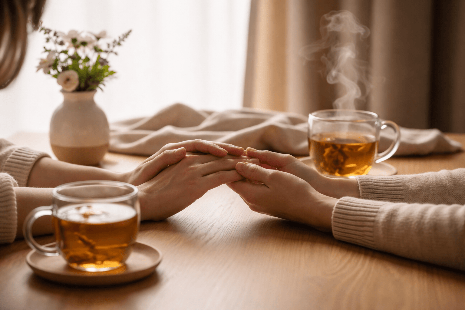 Message de réconfort