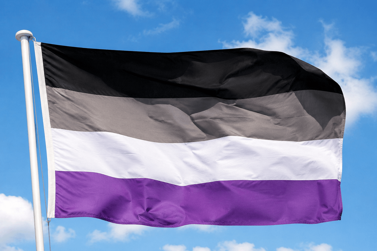 Drapeau asexuel
